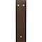 Ekena Millwork Traditional Steel Bracket, Hammered Brown 2"W x 8"D x 8"H BKTM02X08X08TRHBR - alternate 2